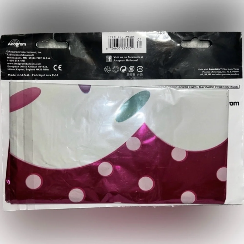 🍄NWT Cupcake Balloon Giant Foil 28” Mylar Birthday Party Celebration Decor